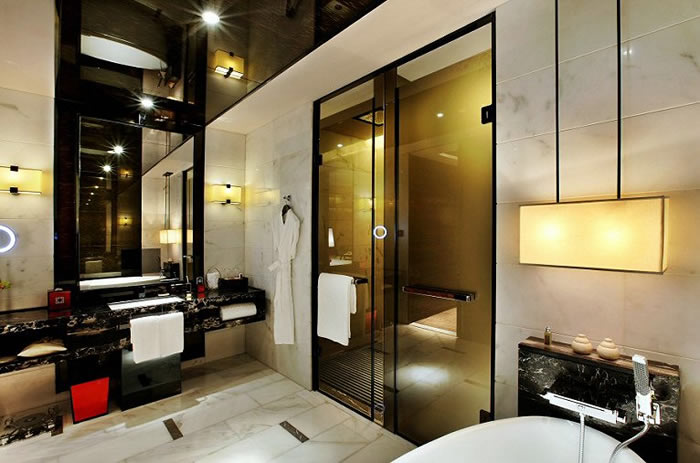 精品商務酒店客房衛(wèi)生間