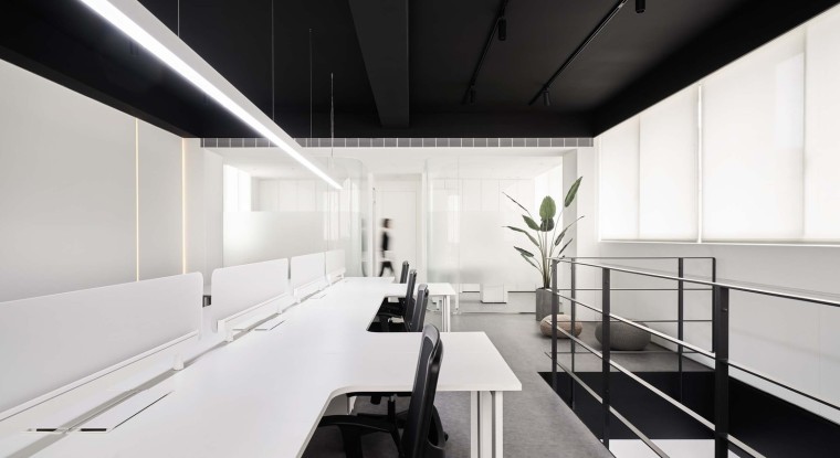 辦公空間裝修案例之高級灰效果