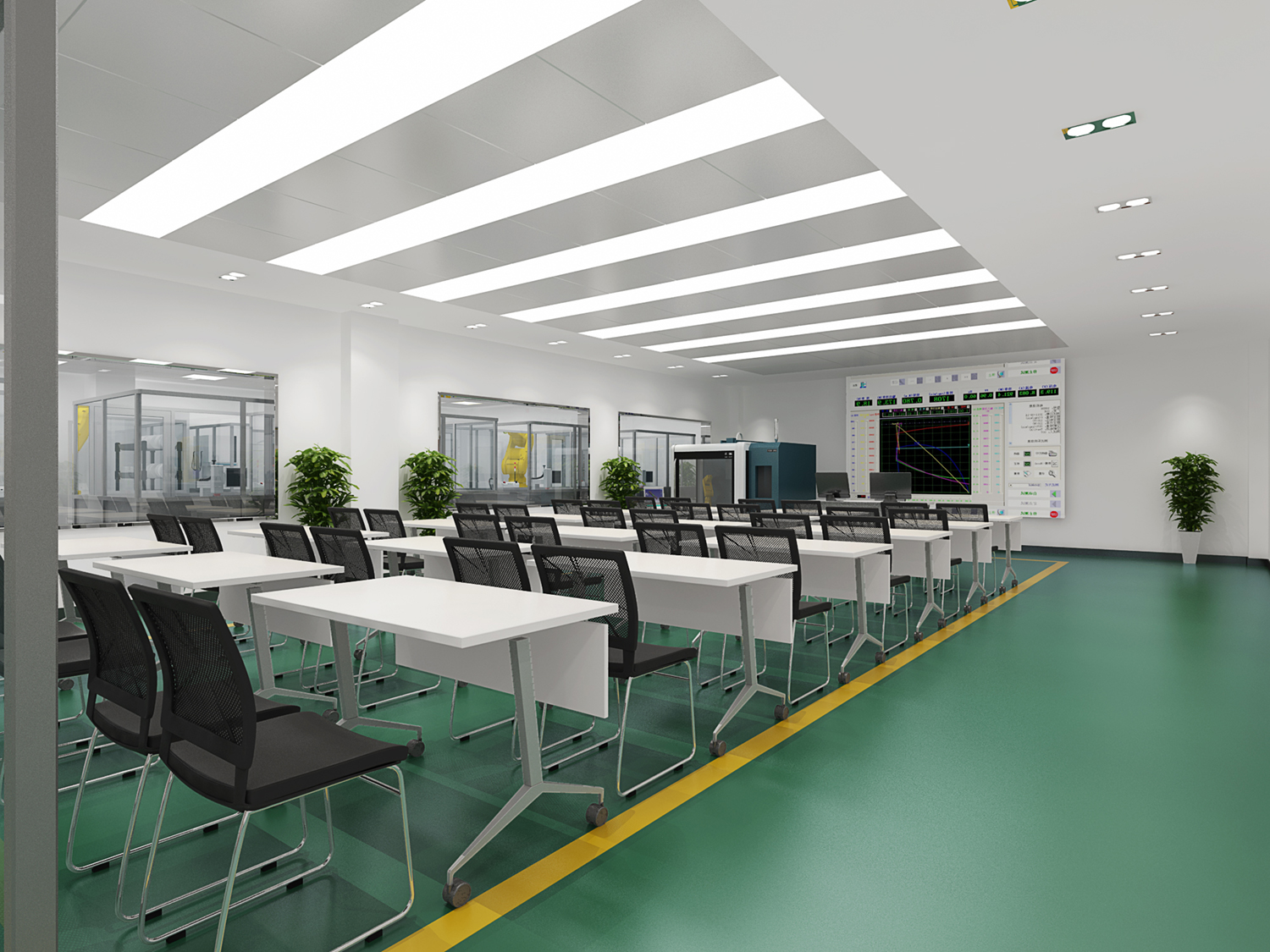 園區(qū)廠房辦公樓裝修設計效果圖