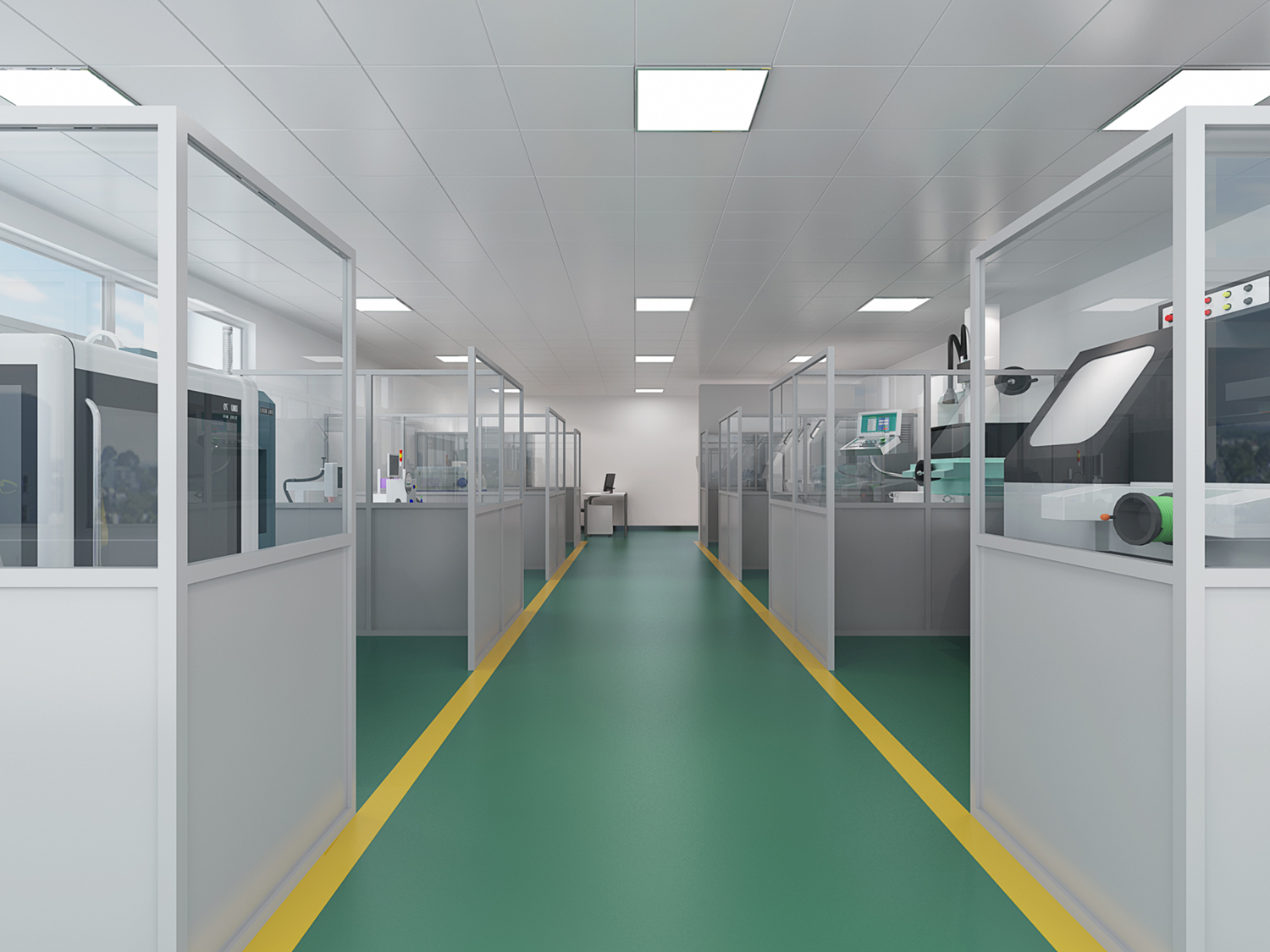 園區(qū)廠房辦公樓裝修設計效果圖