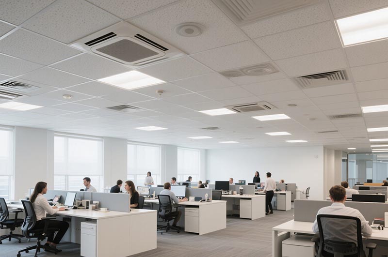 辦公室礦棉板吊頂頂棚工程