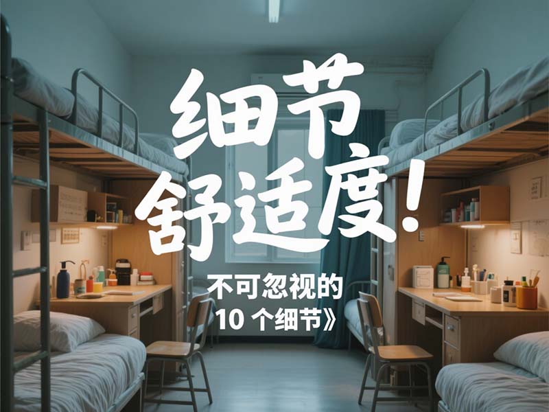 細節決定舒適度:不可忽視的 10 個細節?